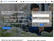 Tablet Screenshot of de.enrollbusiness.com